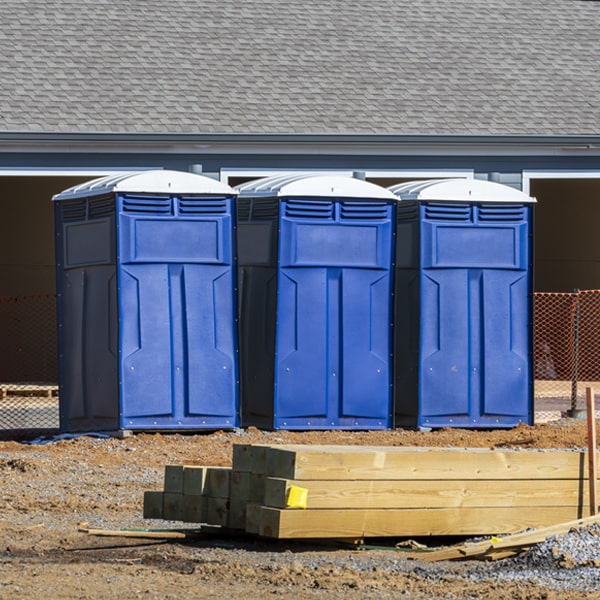 how often are the portable toilets cleaned and serviced during a rental period in Beards Fork West Virginia